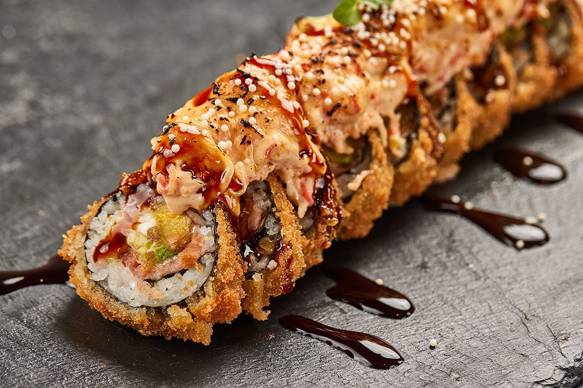Fried Volcano Roll